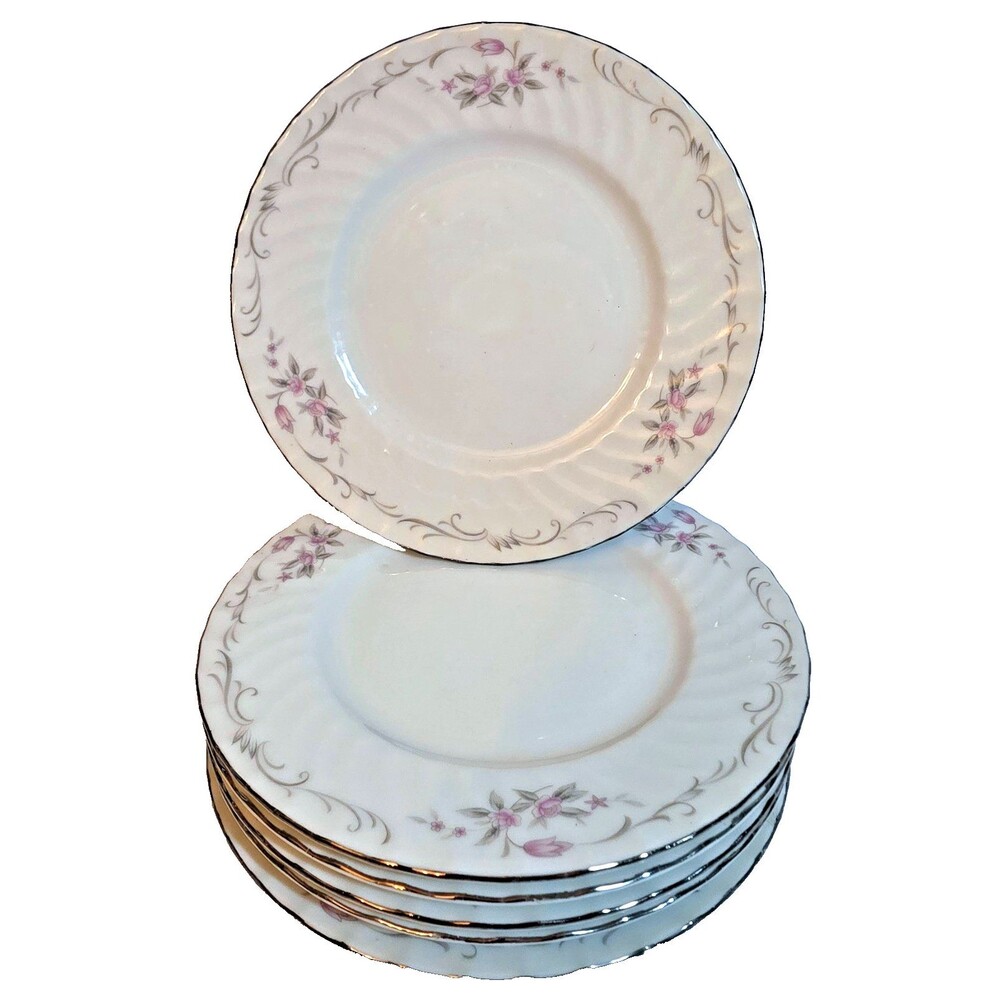 Vintage Gold Standard Porcelain China Plates - GST1 Pattern Set of Four